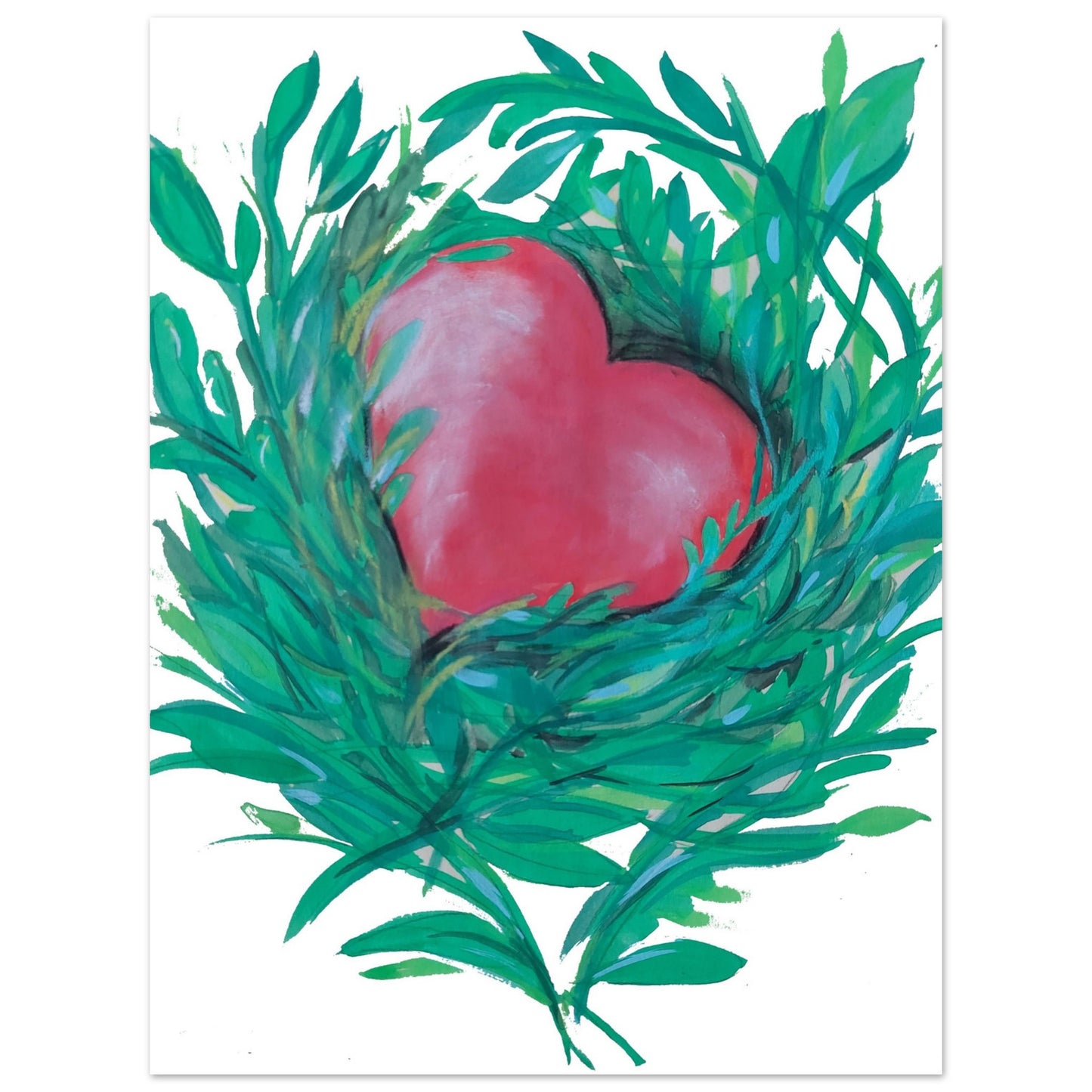 Nested Heart - Premium Matte Paper Poster